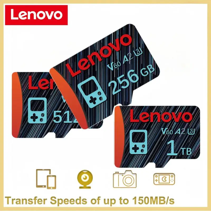 Karta pamięci Lenovo 2TB A2 Class 10 128GB V30 1TB Karta SD Szybka karta Micro TF SD 256GB 512GB Do tabletu Nintendo Switch