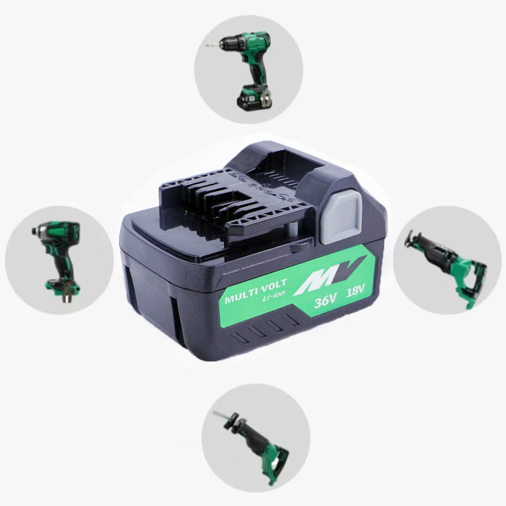 18V 36V Multi-Volt Li-Ion Replacement Battery For Hikoki Hitachi Metabo HPT Cordless Electric Tools BSL36A18 BSL36B18 Batteries
