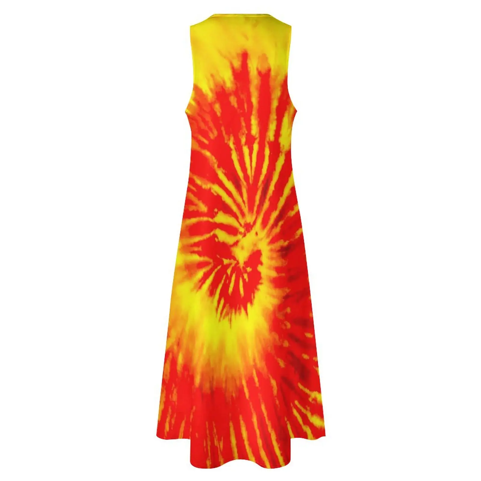 Hippie Tie Dye Jurk Zomer Retro Psychedelische Streetwear Casual Lange Jurken Dames Kawaii Maxi Jurk Cadeau Idee