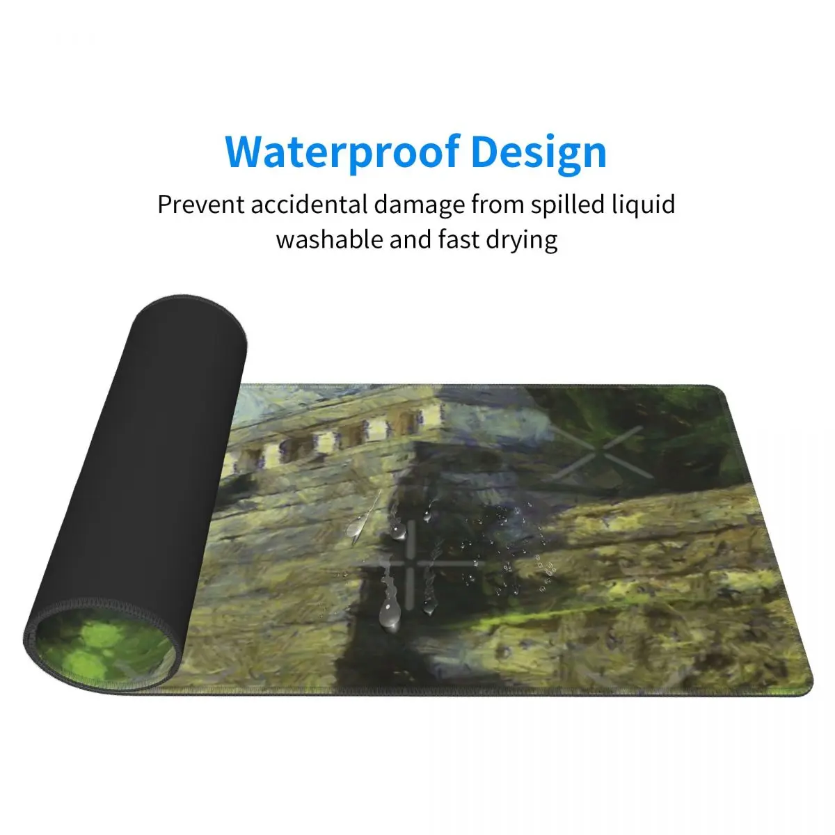 Starry Night In The Ancient Mayan Temple Temple Of The Inscriptions Rubber Keyboard Pads