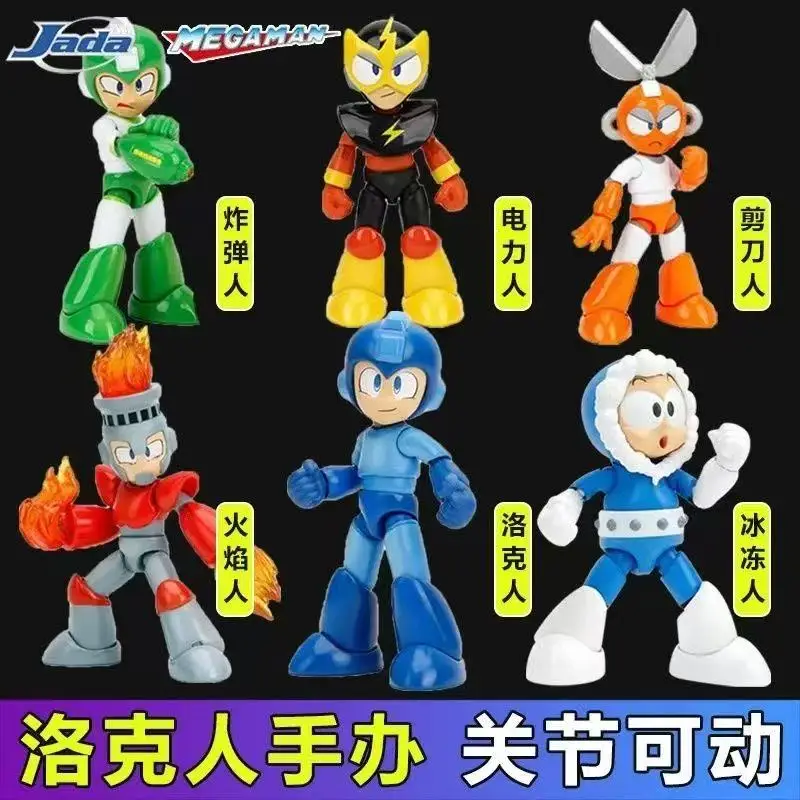 

Новинка в наличии Jada Toys Mega Man Ice Fire Cut Elec Man Hyper Bomb Фигурка Коллекционная игрушка в подарок