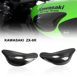 ZX-6R 2024 New Motorcycle Carbon Fiber Fuel Tank Guard Housing Decorative Slider For Kawasaki ZX-6R 2009-2024 & ZX-10R 2008-2010