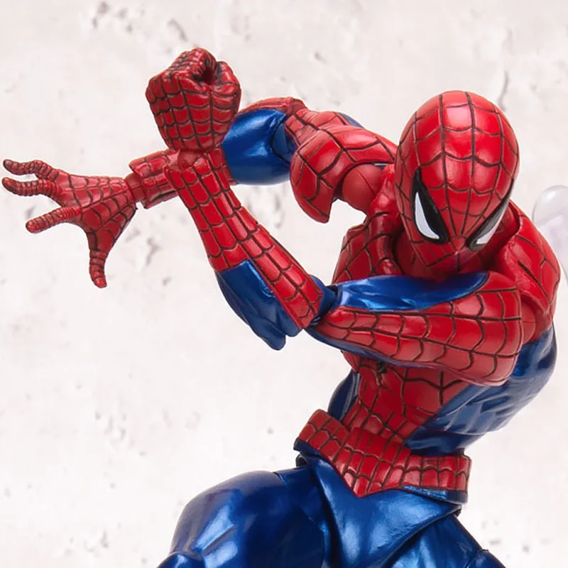 Ct Toys Spiderman Mafex 143 Ben Reilly Comic Ver The Amazing Spider-Man 001 Anime Action Figure Figurine Toys Kids Gift
