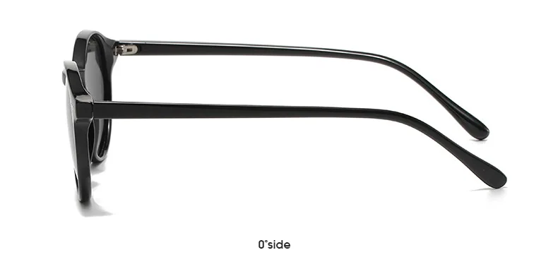 Retro runde polarisierte Sonnenbrille Männer Frauen klassische Leoparden rahmen Sonnenbrille Mode schwarz fahren männliche weibliche Brille uv400 – Detail 10