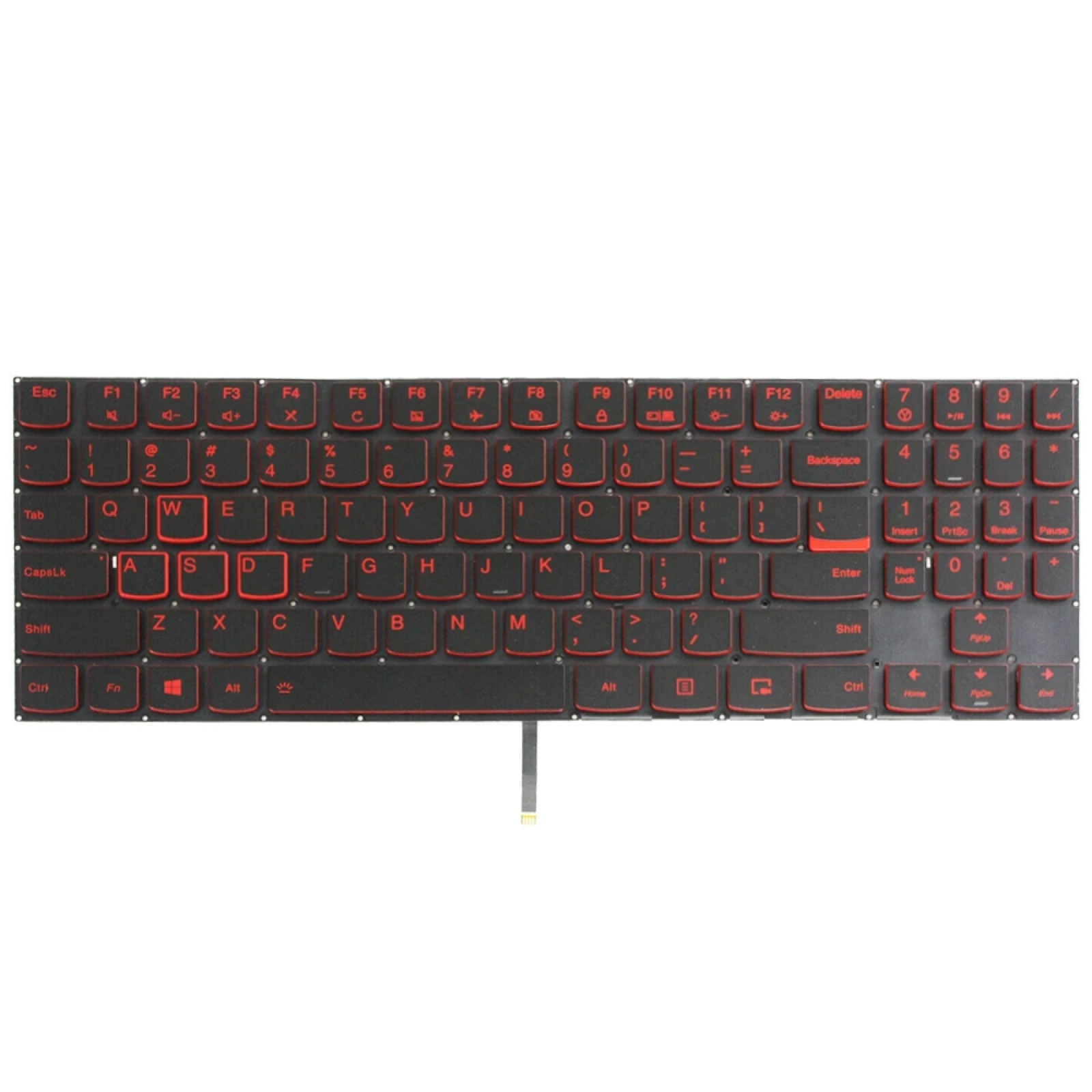 For Lenovo Y520 US Version Backlight Laptop Keyboard(Red Word)