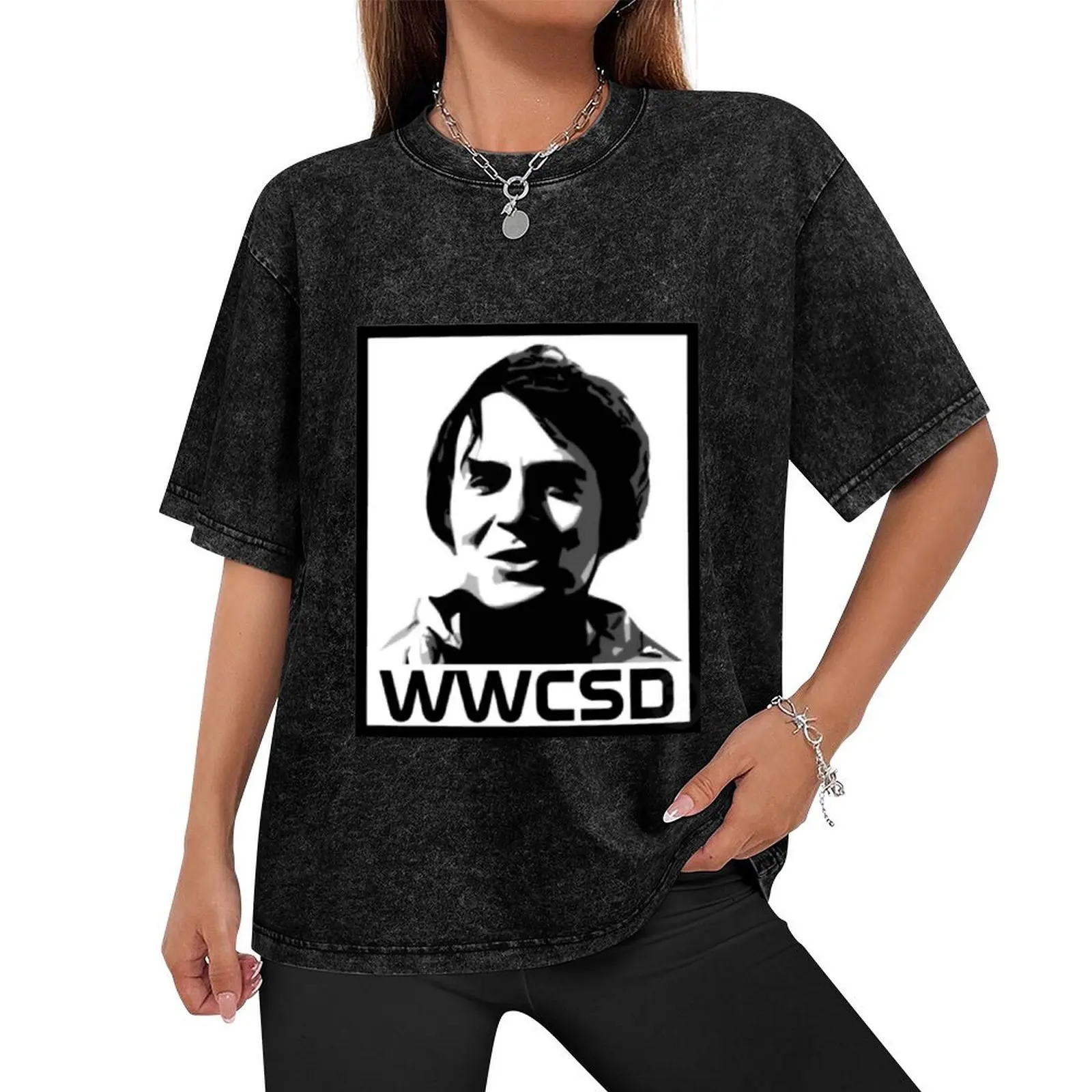 What Would Carl Sagan Do T-Shirt sweat vintage graphic tee cute clothes summer top funny t shirts men