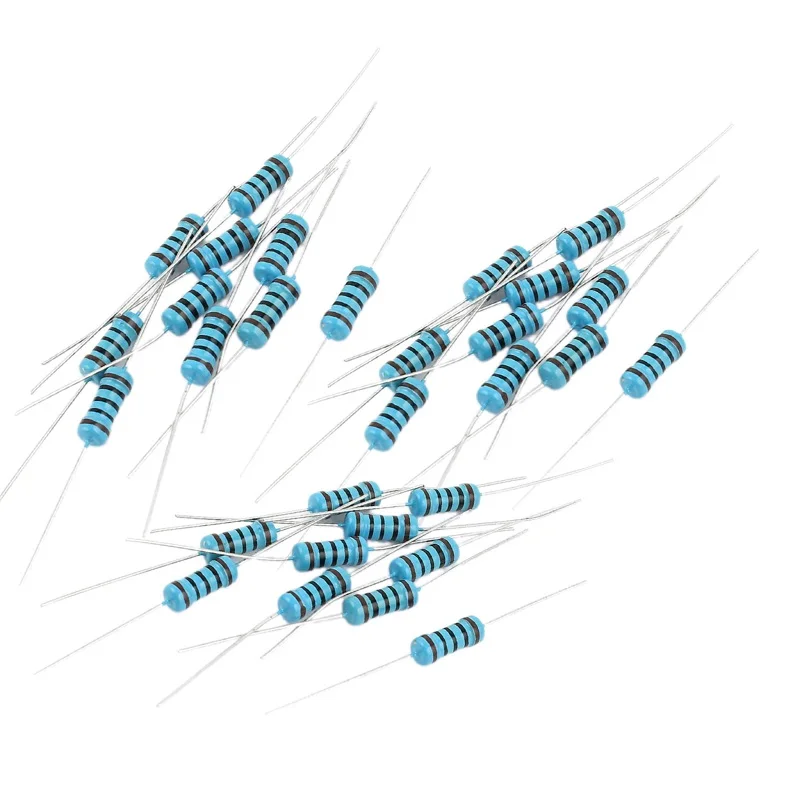 600pcs/set 300pcs/set 30 Kinds 1/4W Resistance 1% Metal Film Resistor Pack Assorted Kit 1K 10K 100K 220 ohm 1M Resistors