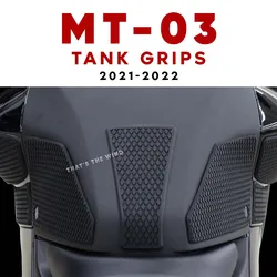 Pour Yamaha MT03 MT-03 MT25 2020 2021 Salle Peau Précieux Coussinets Poignées trucs 03 trucs 25 Protecteur Autocollants Décalque Genou Côté Carburant Traction Pad