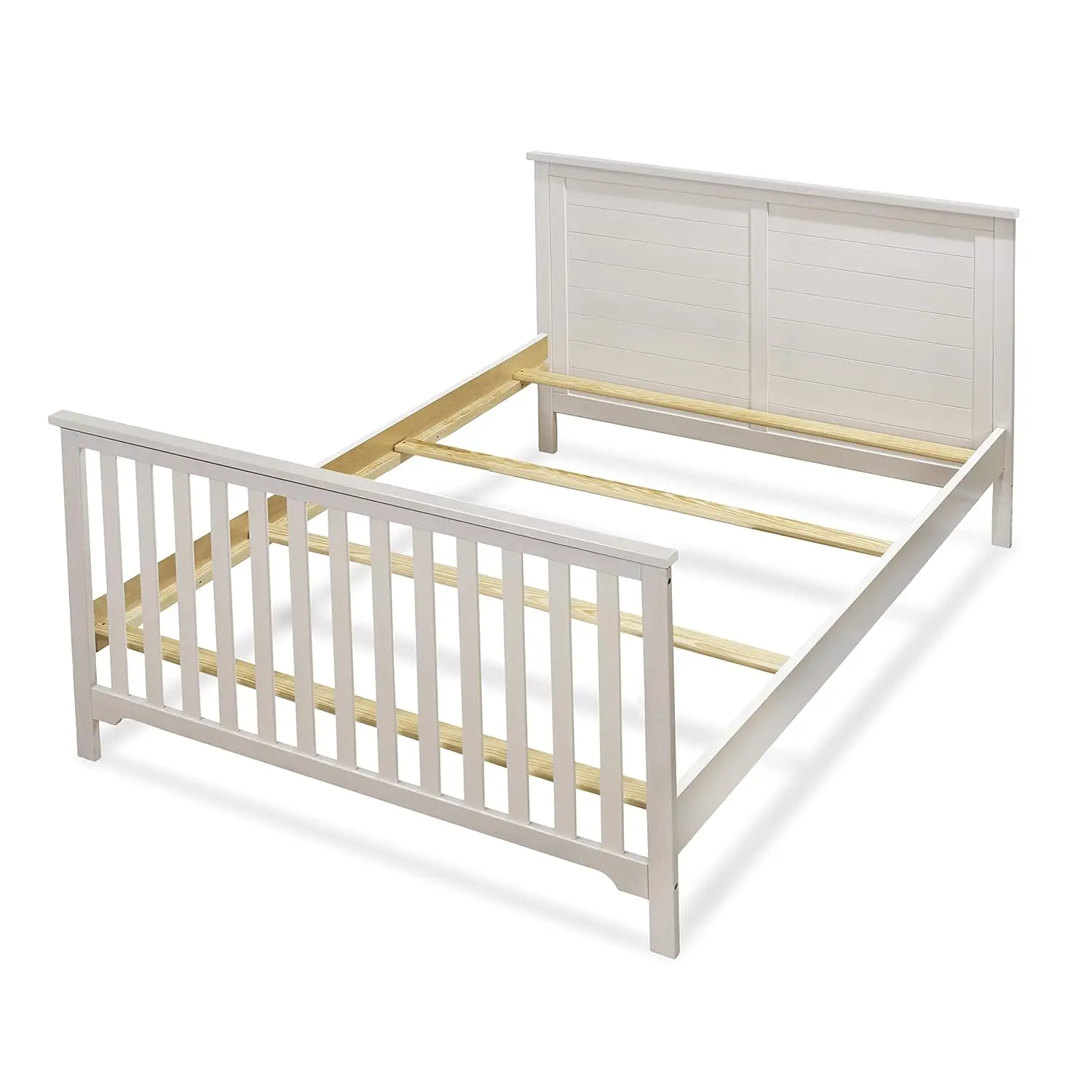 Sorelle Furniture Farmhouse 3-Piece Nursery Set dengan 4-in-1 Convertible Crib, 4-laci, dan mengubah meja dengan rak,