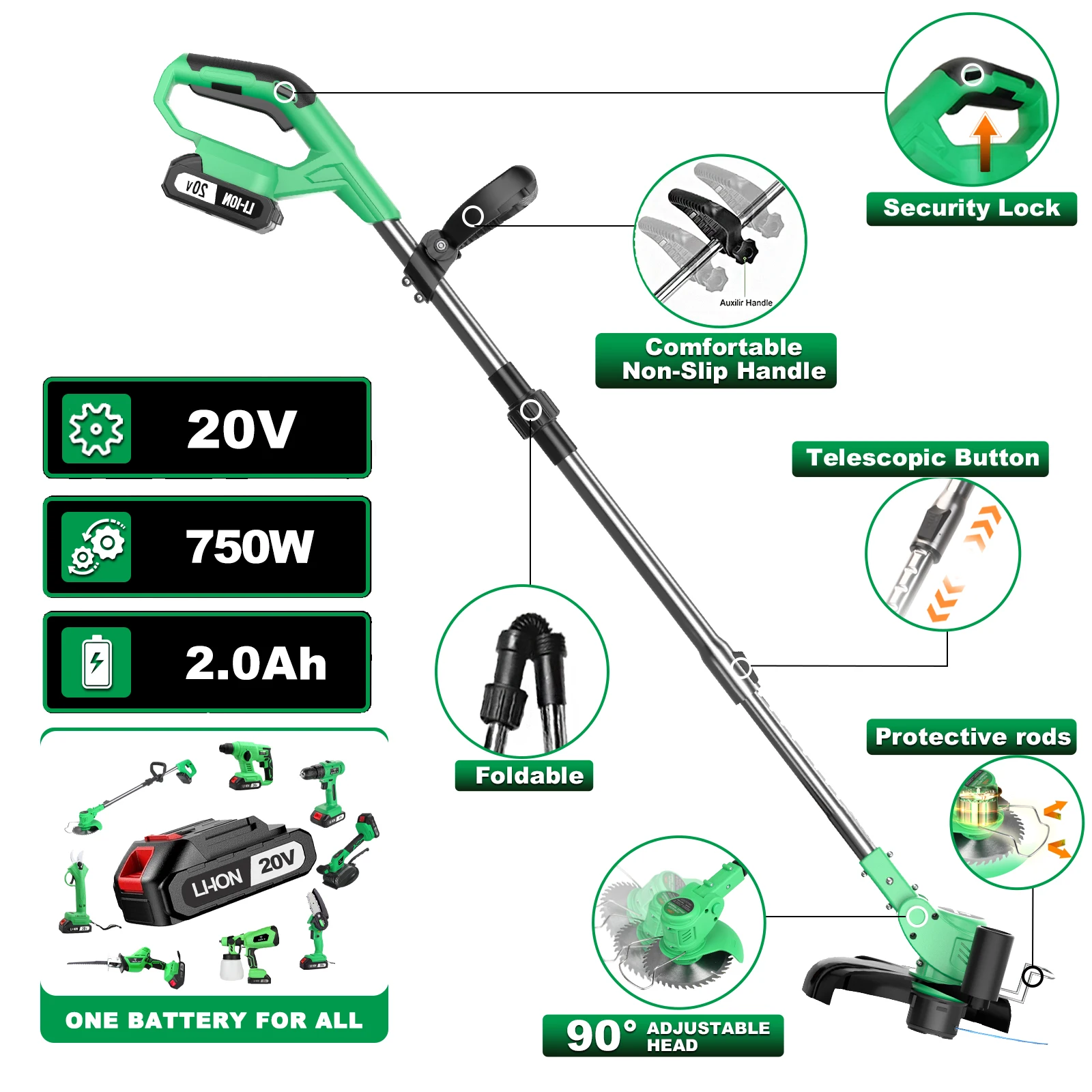 TEGATOK 6 szt. Proste sznury trawiaste do kosy, sznur słomkowy, odporny na zużycie, zamiennik głowicy kosy, do użytku na zewnątrz w ogrodzie