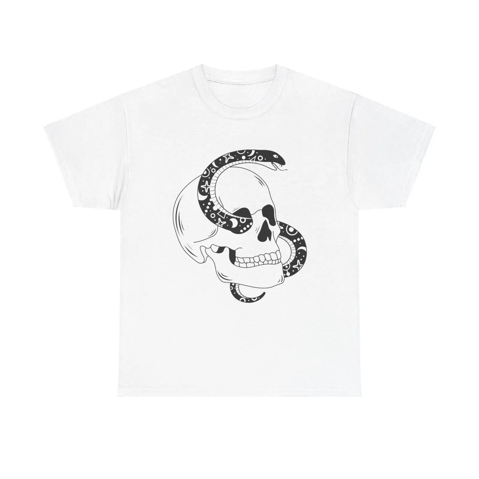 

Serpent & Skull T-Shirt - gothic dark occult mystical snake esoteric symbolism