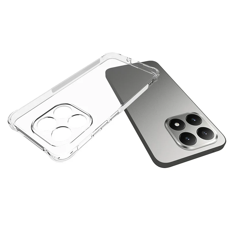 ل Xiaomi 15T حالة وسادة هوائية للصدمات حماية الكاميرا لينة واضح الغطاء الخلفي ل Xiaomi 15T برو غطاء من السيليكون Mi 15T برو 5G #3