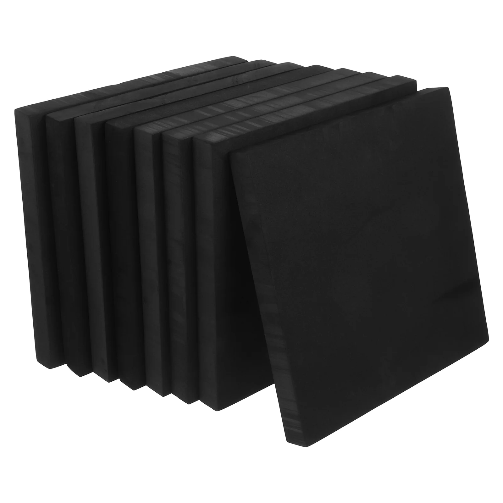 8 Pcs Foam Mats Pad Packing Packaging Inserts Padding for Case Pads Black Cuttable