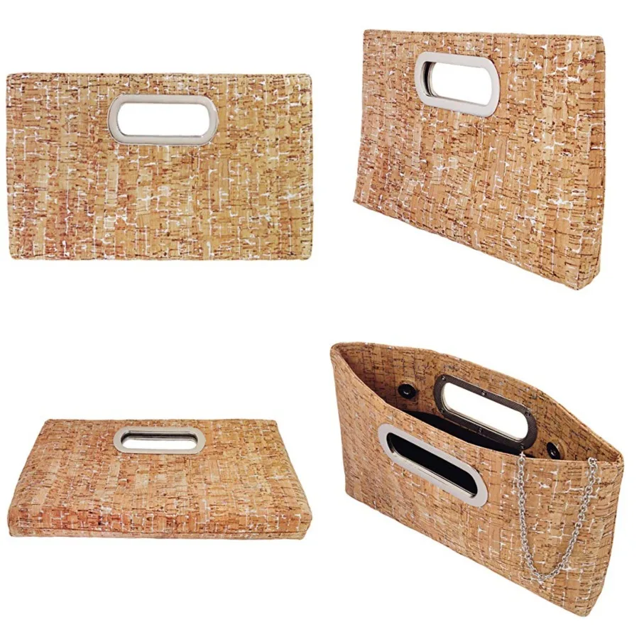 

Cork Top Handle Clutch
