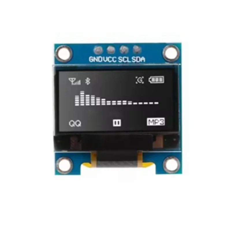 1-10pcs  0.96 inch oled IIC Serial White OLED Display Module 128X64 I2C SSD1306 12864 LCD Screen Board For Arduino