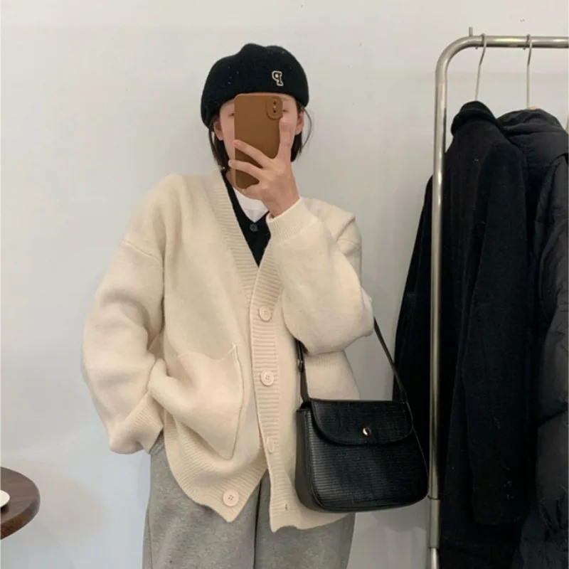 

Sweaters Jumpers Cardigans Womens Animal Print For Curvy Woman Modal Wool Sweet Texture Loose Plaid Mountain Retro Rustic Casual