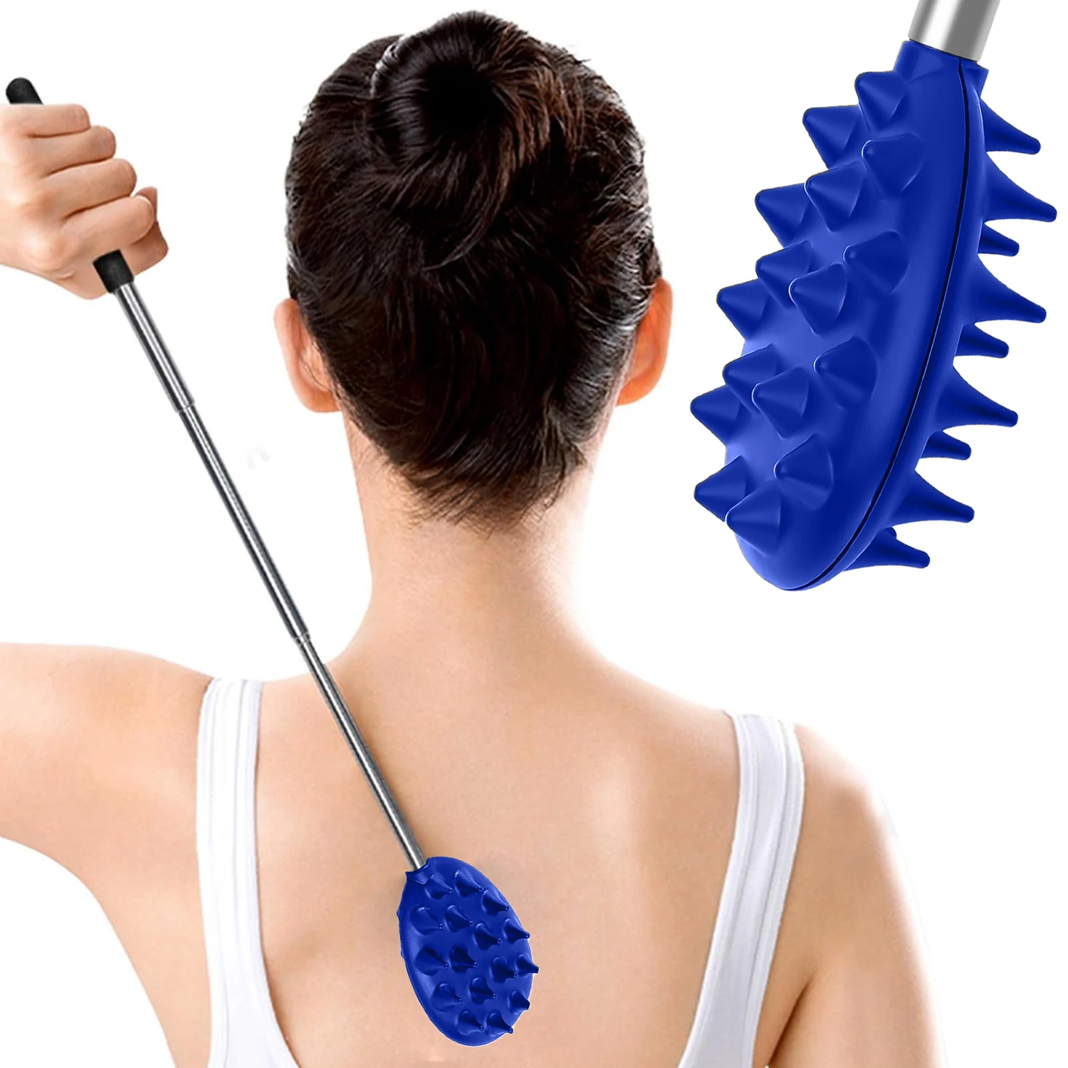 

Extendable Back Cracker with 2 Scratch Surfaces Deep Back Scratcher for Men Women Back Massager for Back Body Birthday Gifts