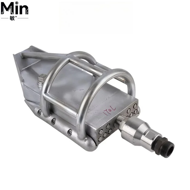 High Pressure Sewer Jetter Nozzle Ceramic Insert Ship Shape 170L/min Pipeline Dredging Drain Cleaning Nozzle for Pressure Washer