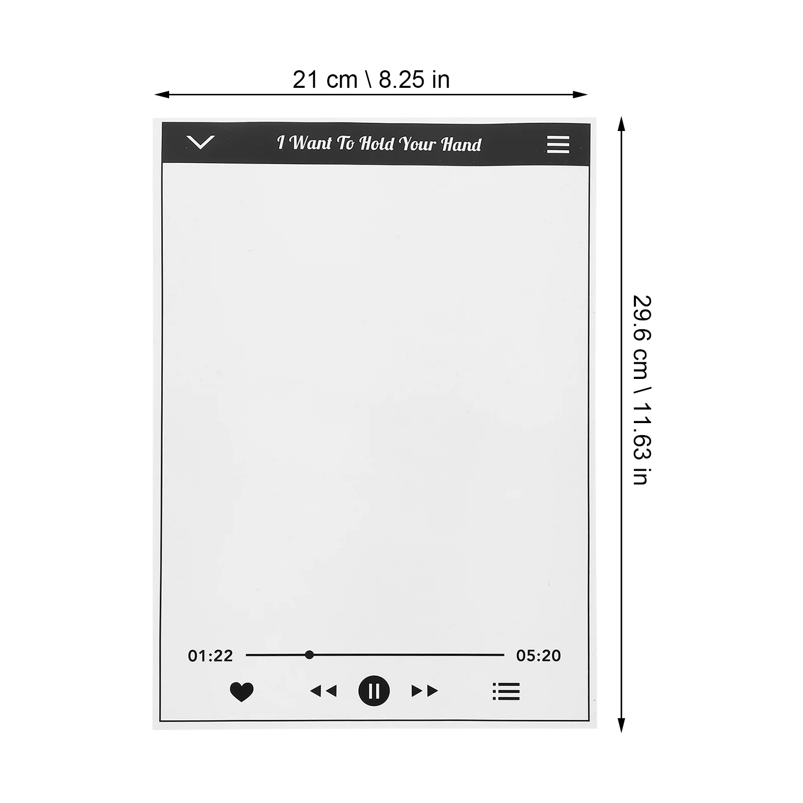 Magnetic List for Fridge Message Board Refrigerators Dry Erase Home Notebook Whiteboard