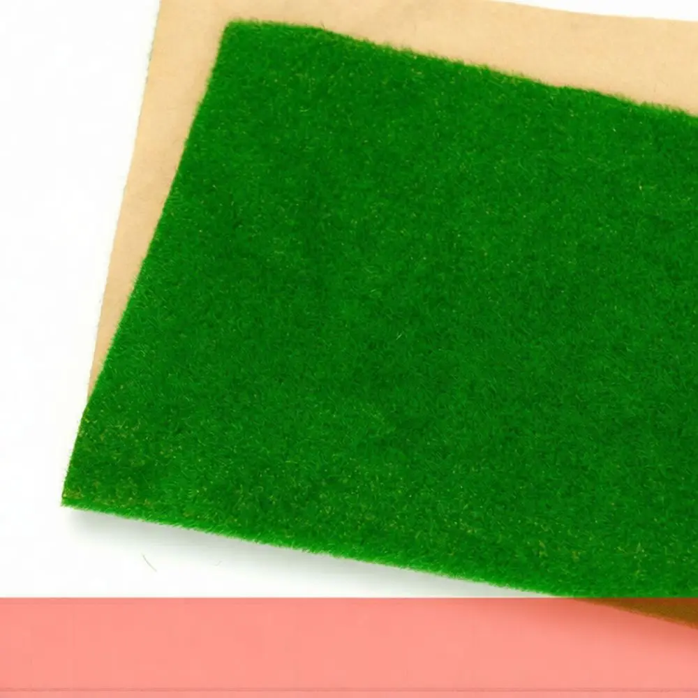 Decorative Simulation Turf Mat For Diorama Model Scenery Architectural Layout Miniature Landscape Grass Sheet Supplies