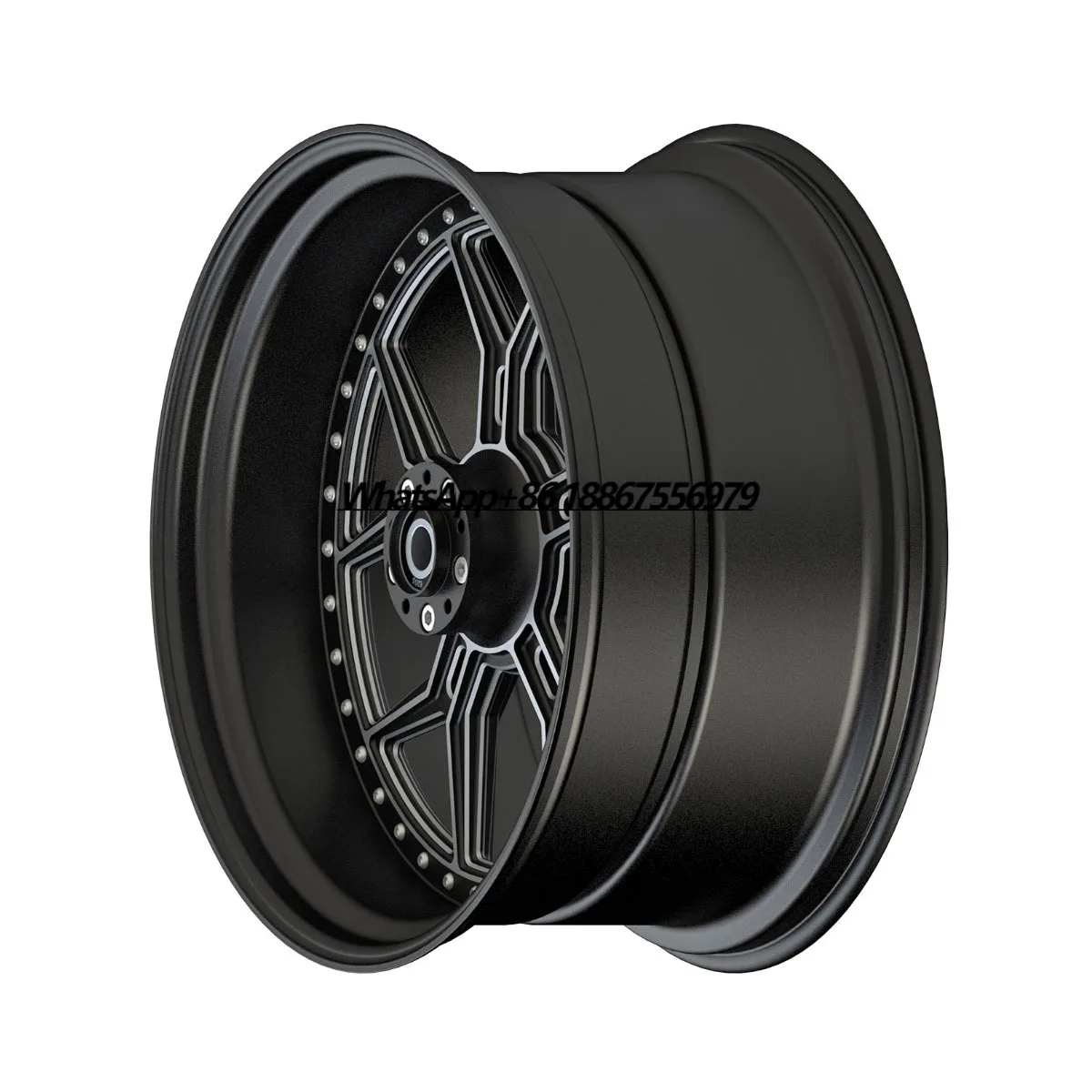 

For Front Wheel in Black Aluminum Alloy Motorcycle Wheels Rim Accessories