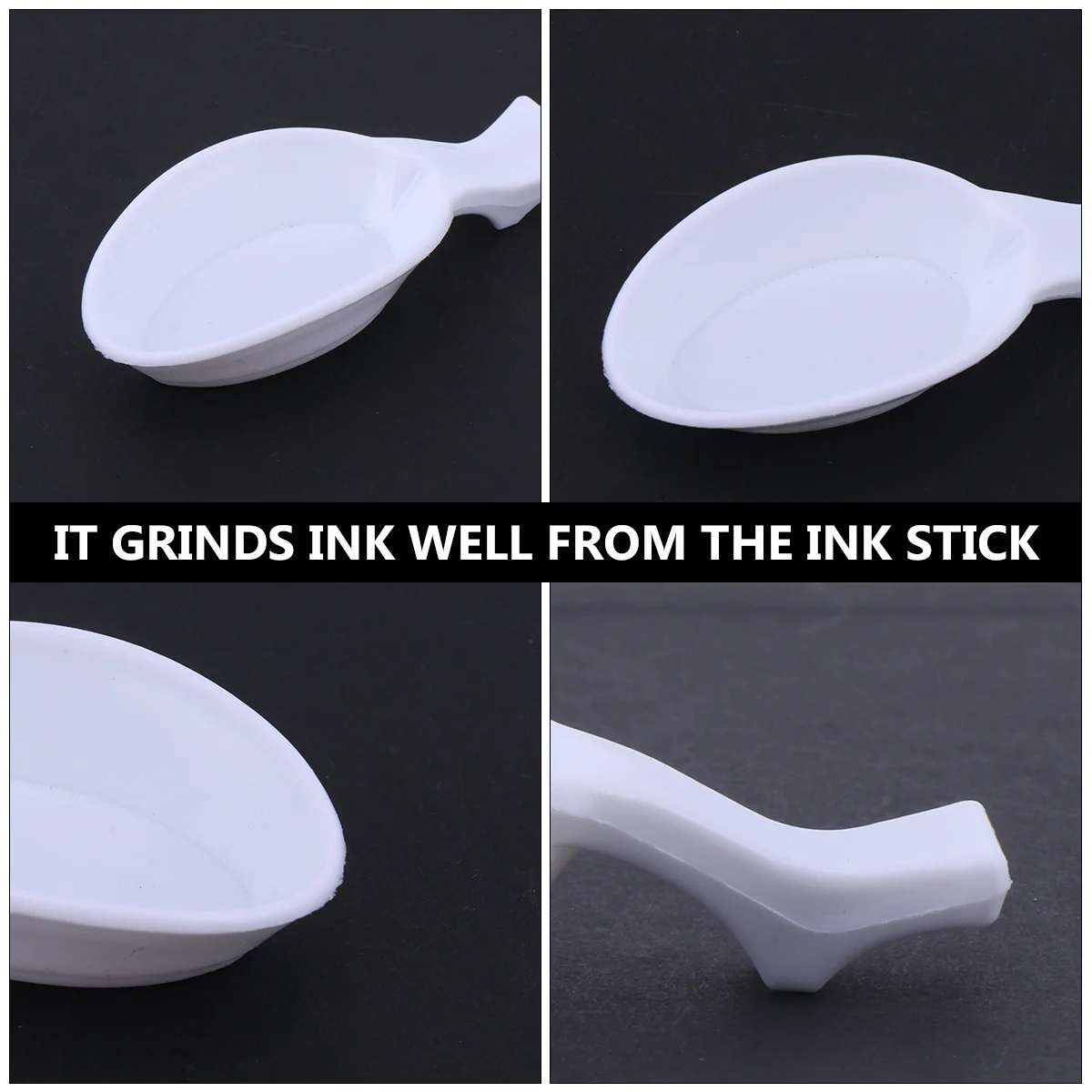 

10Pcs Colour Modulation Plate Calligraphy Art Supply Multi-Functional Design for Beginners and Artists Palette