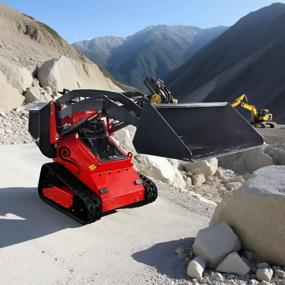 

Сертифицированный CE погрузчик рулевого управления небольшой рулевой погрузчик траншейник по индивидуальному заказу