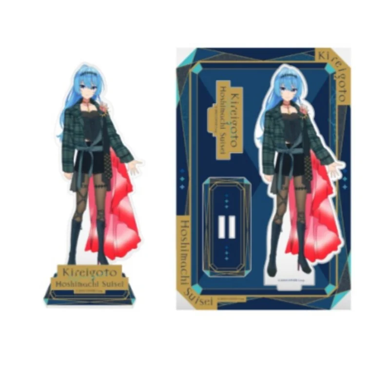 Hololive Virtual Idol Hoshimachi Suisei Private Clothing Style Acrylic Stand Model Plate Keychains Bedroom Decoration