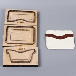 Simple cardholder wood cutting die knife mold metal blade cutter 105x75mm