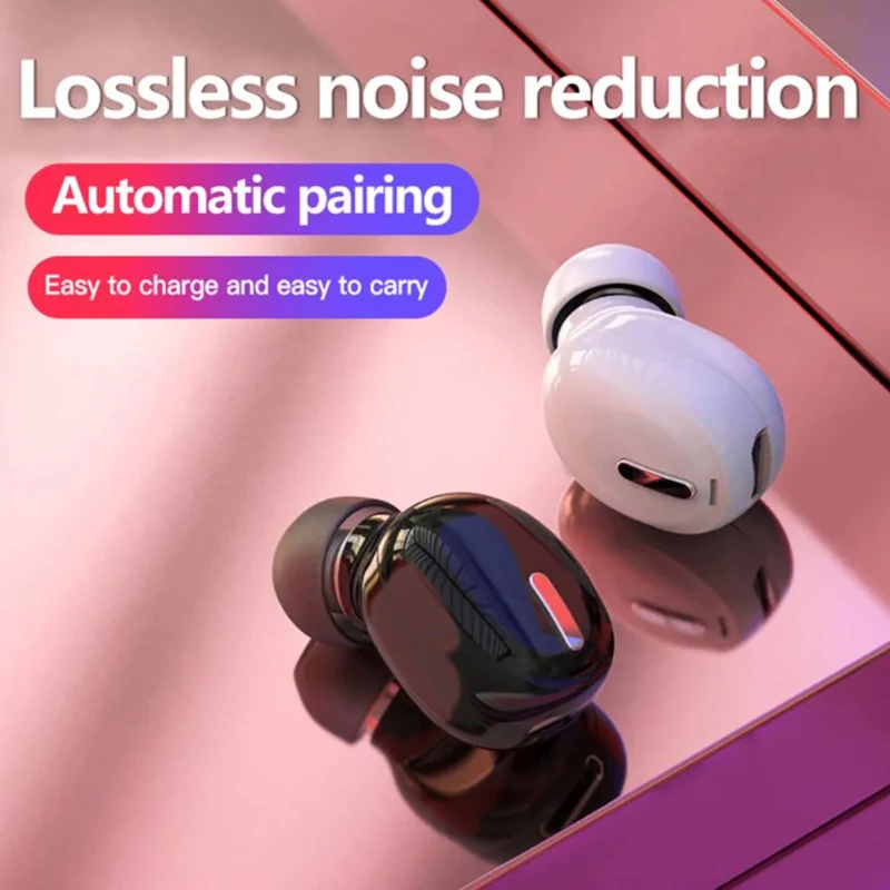 

1 Pair Mini Wireless Bluetooth-compatible 5.0 Earphone In Ear Sport With Mic Handsfree Sport Headset For Huawei Earbuds