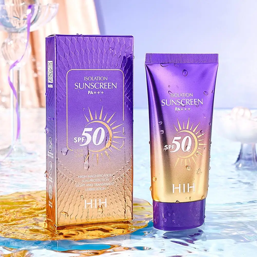 Whitening Sunscreen Skin Cream, impermeável, Facial Body, Sun Skin Care, Double Anti Protect, Black Skin Cream, Z3R5, SPF50, 60ml