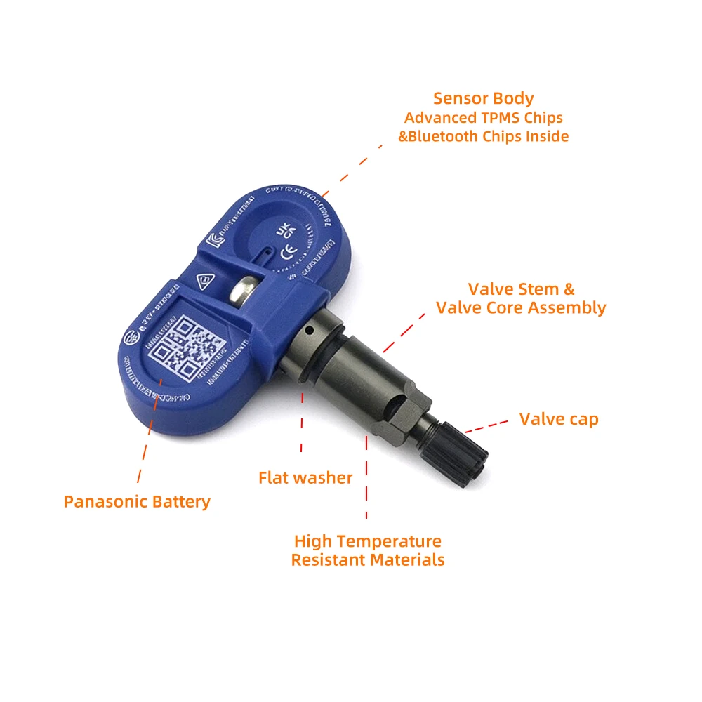 BLE Bluetooth Internal TPMS Sensor Tire Pressure Monitor for Tesla Model 3 Y S X 2020-2025 Replaces 1490701-01-B 1490701-01-C