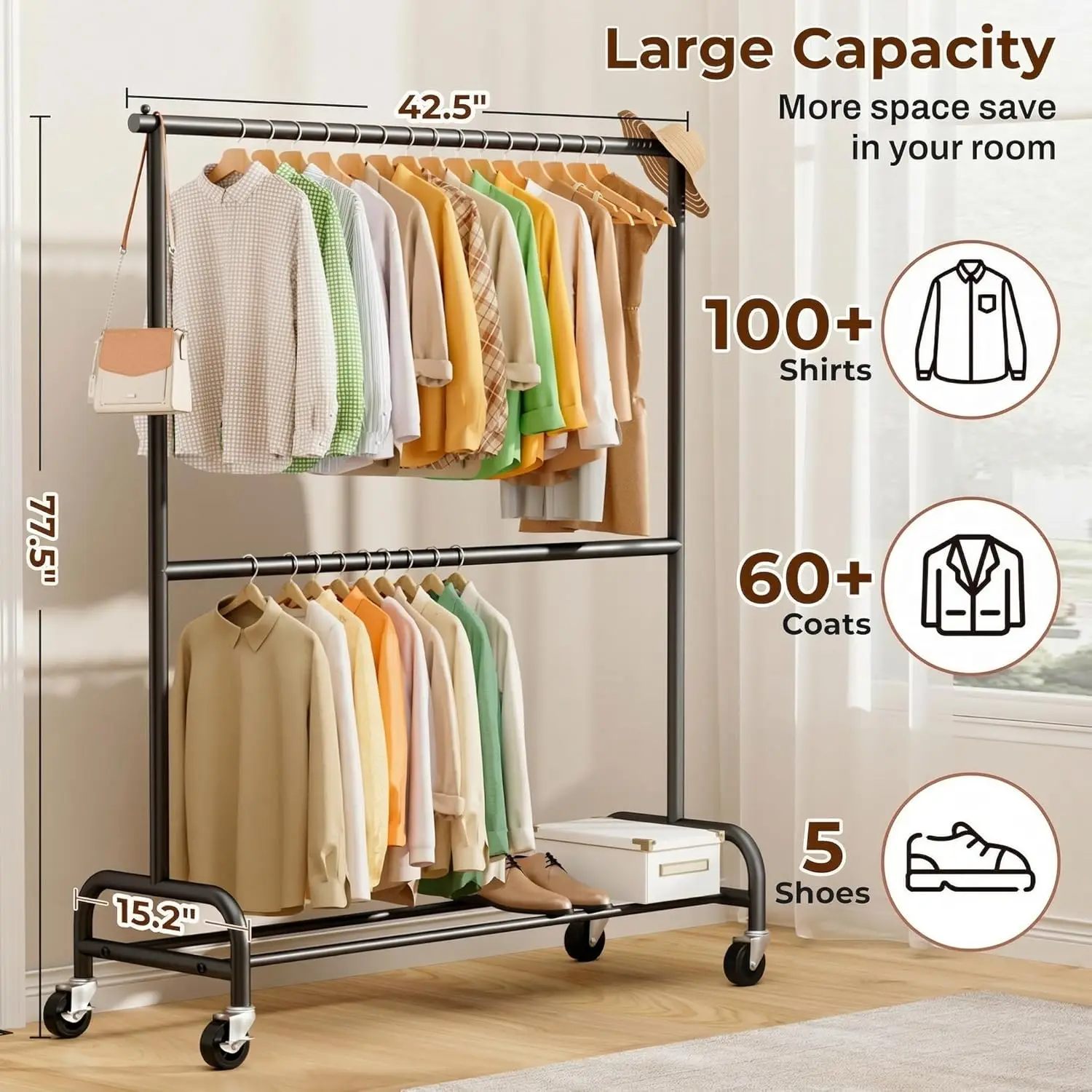 Thumbnail 4 - #5 Compare Garment Storage Racks Before You Buy