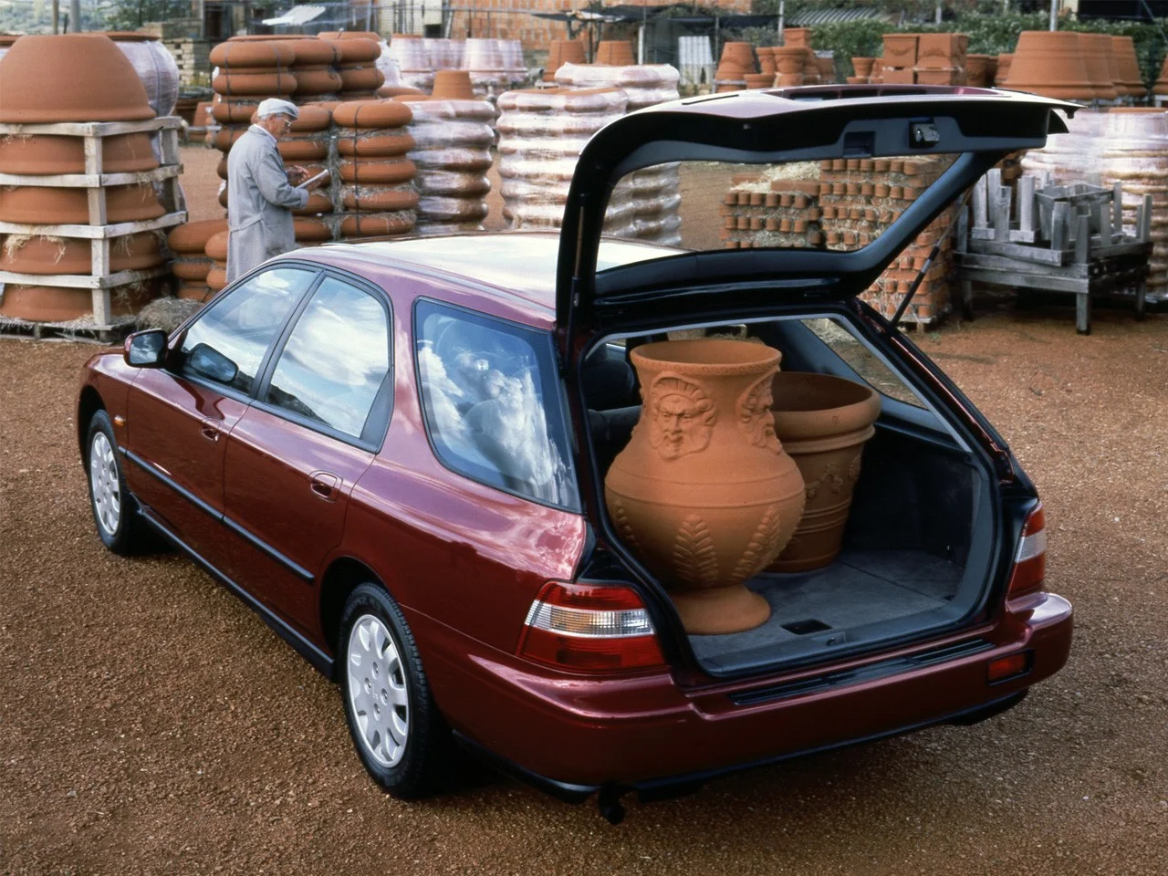 Auto Pop-Up Trunk Struts for Honda Accord V Aerodeck (CE) 1993-1998 Automatic Opening Gas Lift Supports with Springs