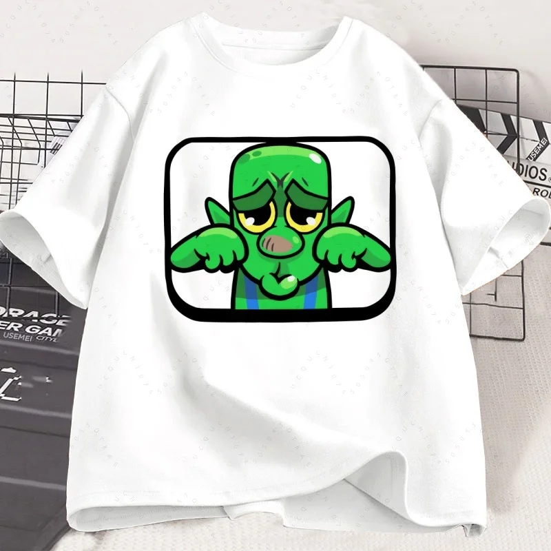 2026 رويال عفريت البكاء تي شيرت للرجال النساء عادية القطن قصير الأكمام تي شيرت الجولة الرقبة صراع رويالز مطبوعة تي شيرت #2