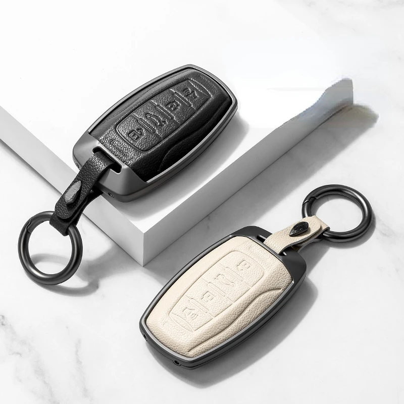 

Suitable For HAVAL DARGO H6 H6S F7 H9 M6 Zinc Alloy + Sheepskin Leather Car Remote Key Case Cover