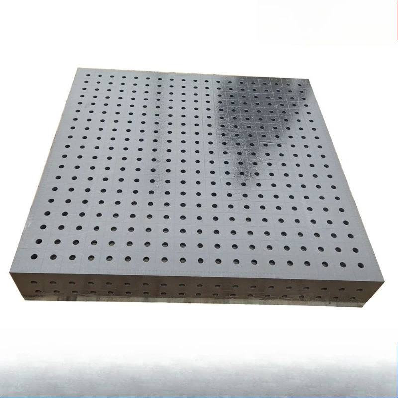 Iron casting three-dimensional flexible welding platform porous positioning robot welding table