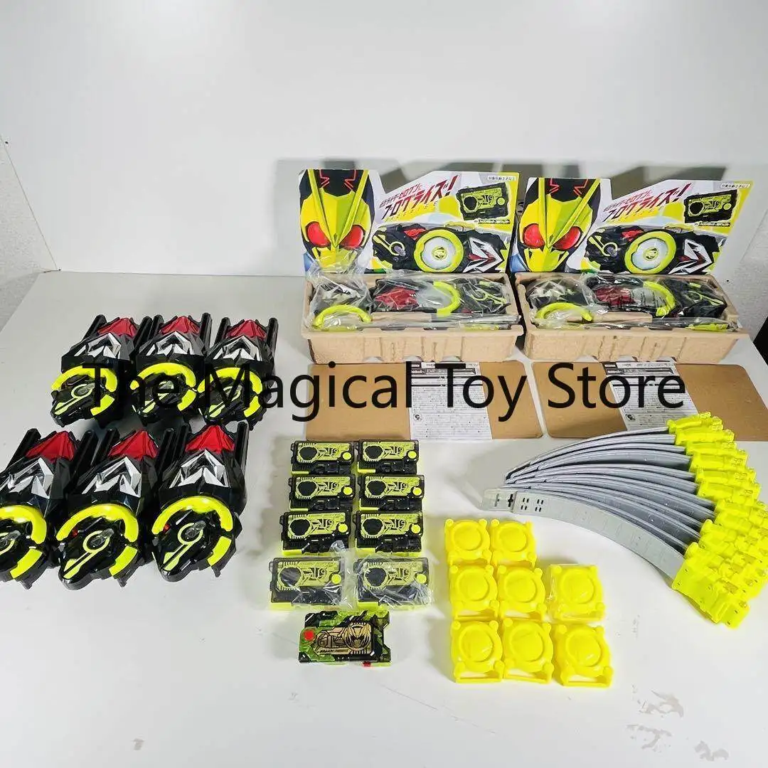 Original Bandai DX Kamen Rider 01 Zero one Drive Feidian 01 Transformation Belt Shooting Wild Wolf Yak Toy Model