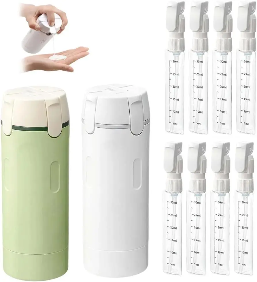 

4-in-1 sub-bottling travel sub-bottling shampoo body wash makeup remover oil washing sub-bottling leak-proof (white