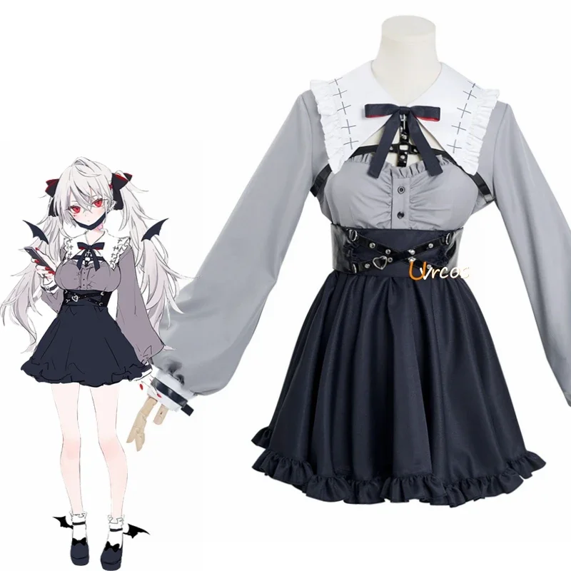 

Vtuber Kuzuha Sanya Cosplay Costume Women Dress Outfits Halloween Carnival Suit