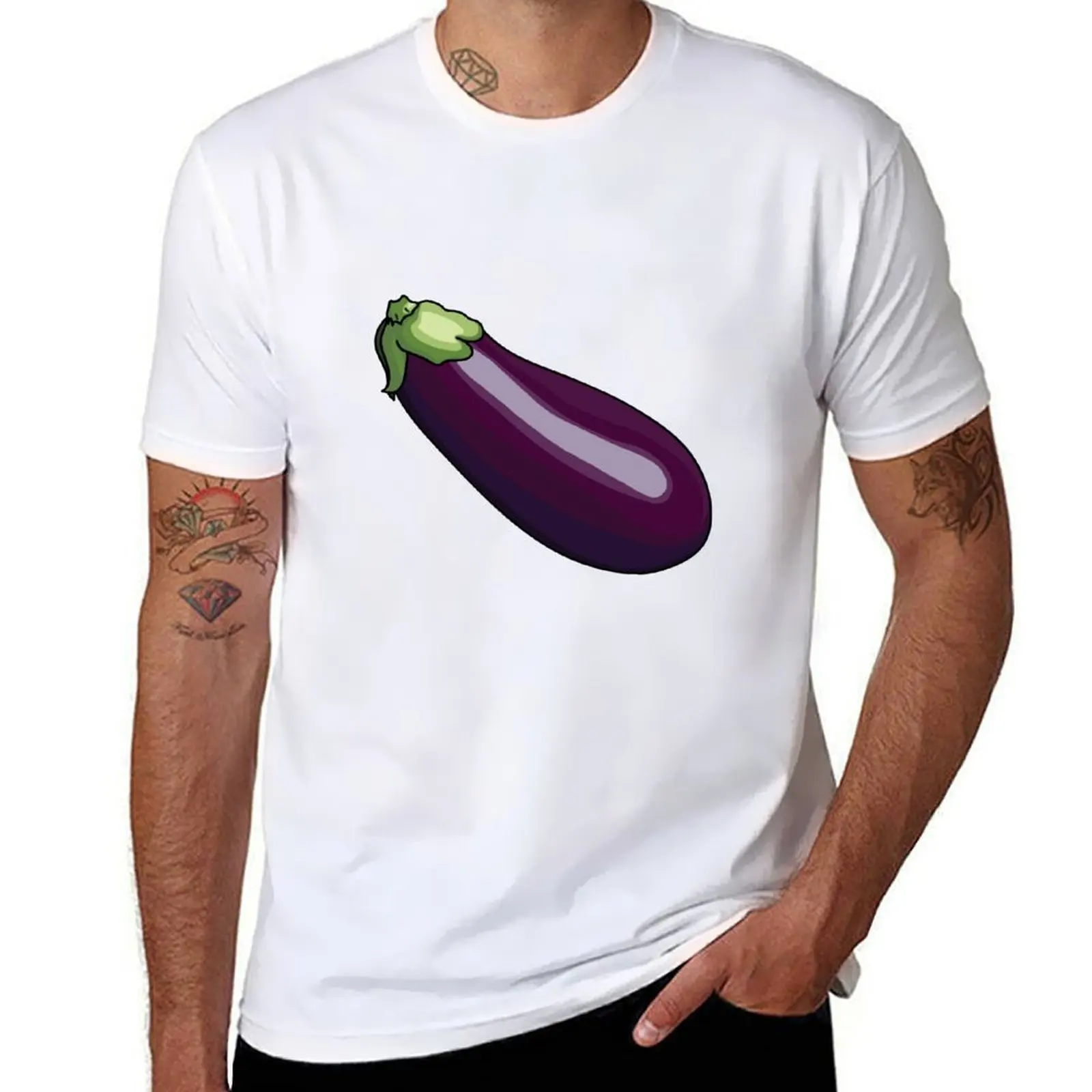 

Eggplant T-Shirt g man t shirts for men t shirt man cotton T-Shirt