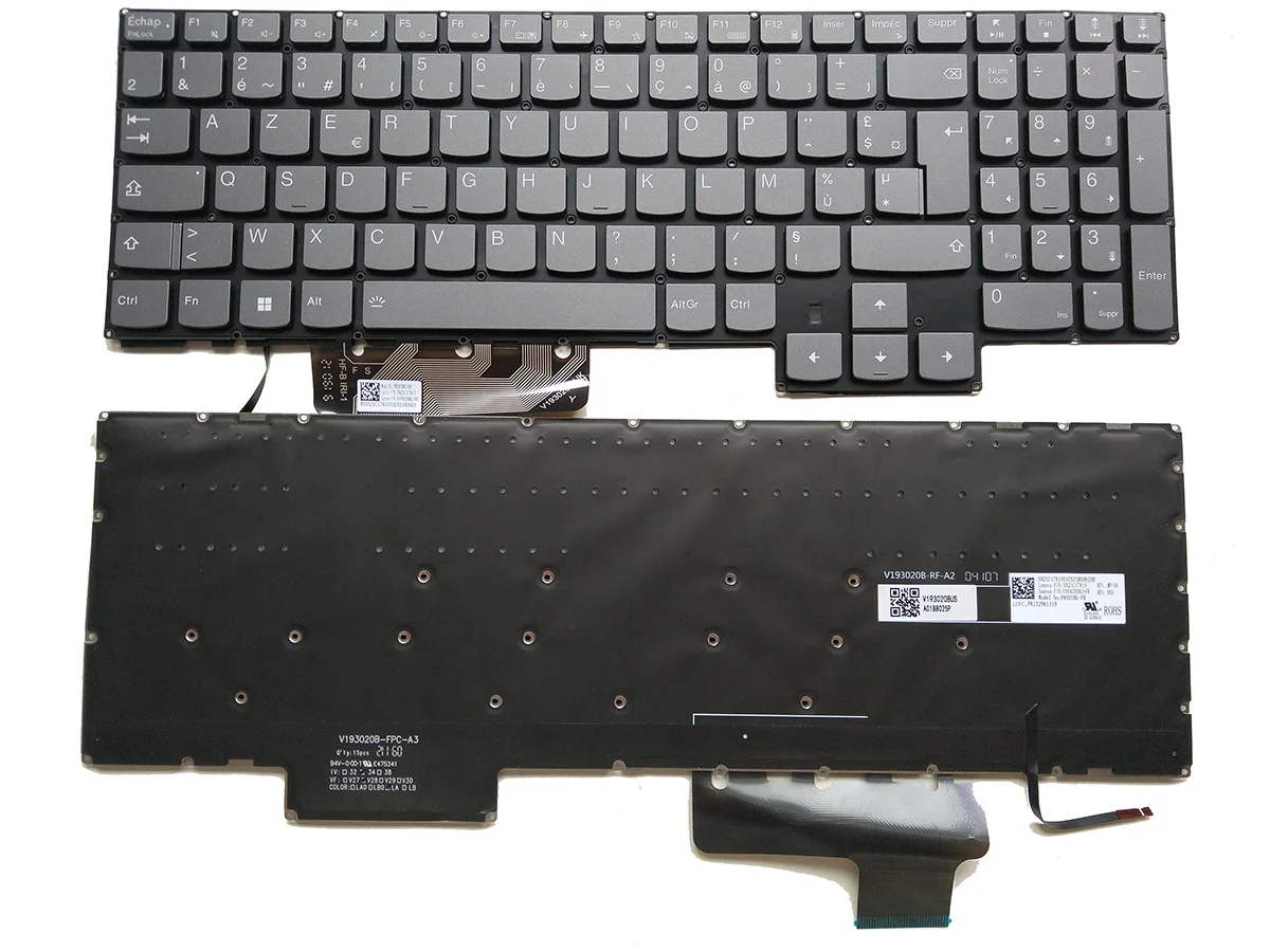 

French Backlit Keyboard For Lenovo Legion S7-15ACH6 S7-15ARH5 S7-15IMH5 R9000X Y9000X 2021 Keyboard