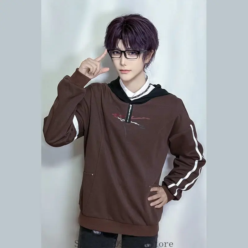 

Love and Deepspace Rafayel Anime Game Cosplay Unisex Hood Hoodie Long Sleeves Tops Men Woman Sweaters Tops