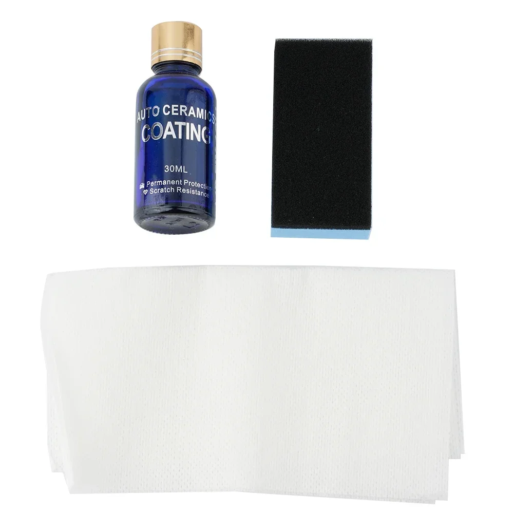 

Automotive Liquid Ceramic Coating Crystalline 30mL Auto Clear MR-FIX 10H Repair Sponge Super Hydrophobic Towel