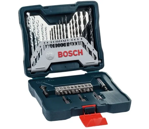 

BOSCH) 33 смешанные наборы, сверла с круглым хвостовиком