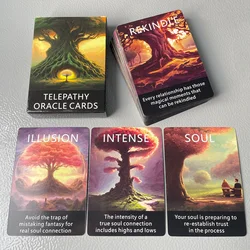 Cartas de Tarot de oráculo en inglés, 56 piezas, sobre el subculo y el alma, adivinación, Runa, para saber tu verdadero juego de mesa interior