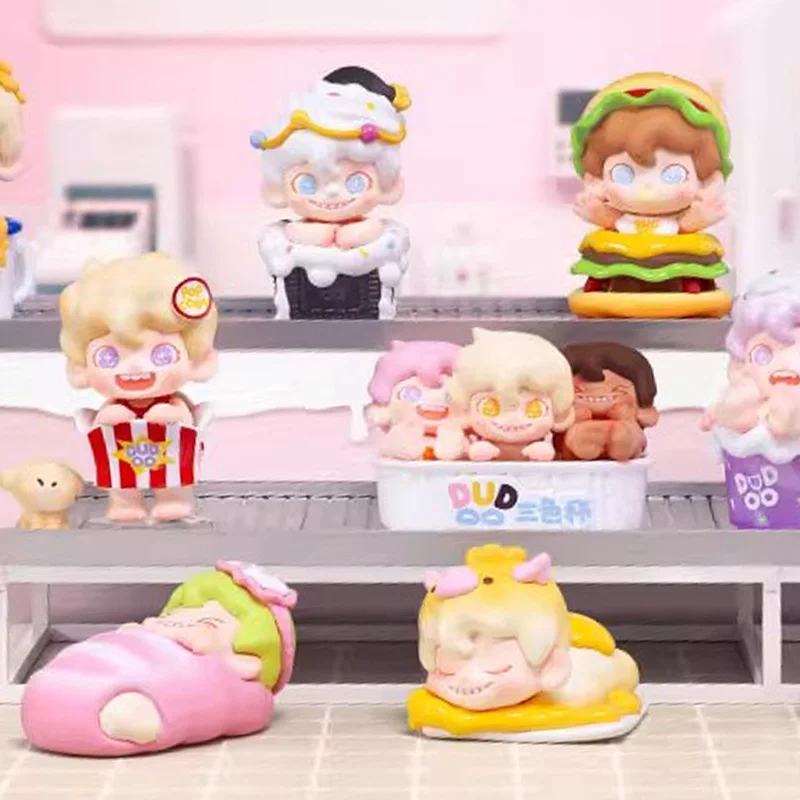 

Authentic Dudoo Delicious Afternoon Tea Series Collectible Toys Kawaii Blind Box Figurines Trendy Gifts Displayable Collectibles