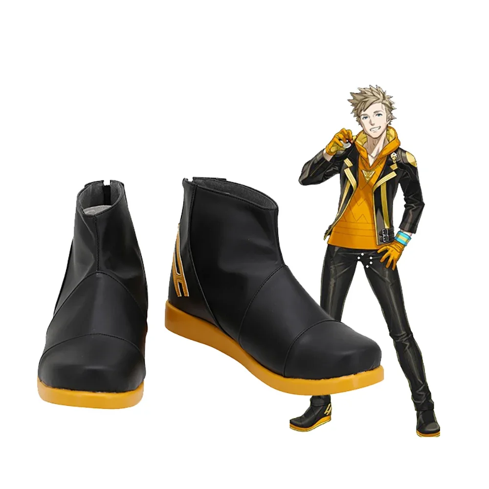 Go Spark Team Leader Instinct Cosplay Boots Leather Shoes Custom Made