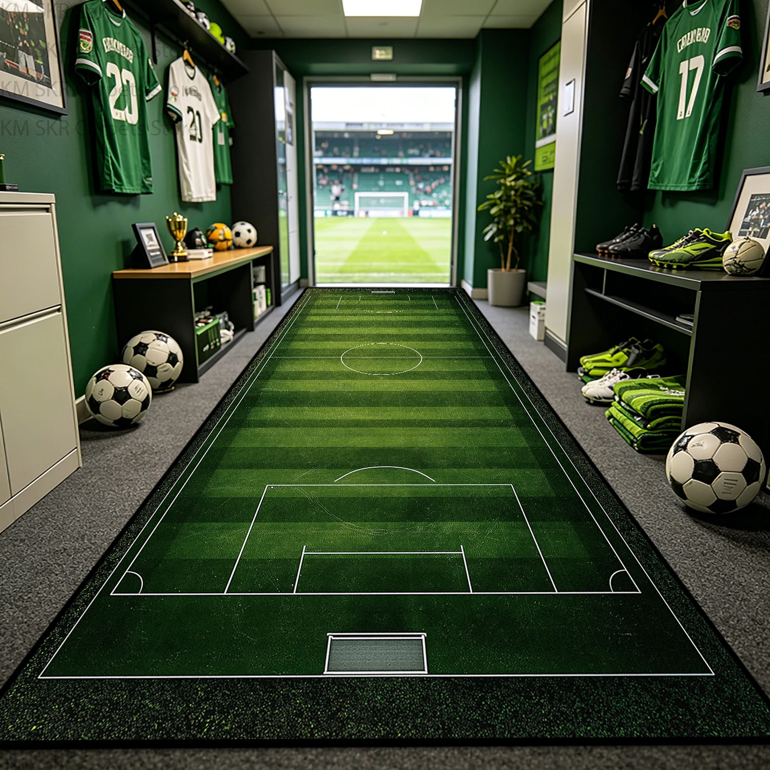 3D Fußballfeld Sport-Stil Flur – Outdoor Sport Field Bewertung und Preis