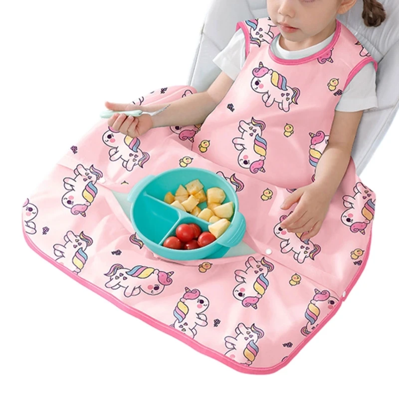 Toddler Smock Spill Proof Toddlers Feeding Bibs for Indoor & Outdoor Use Gift